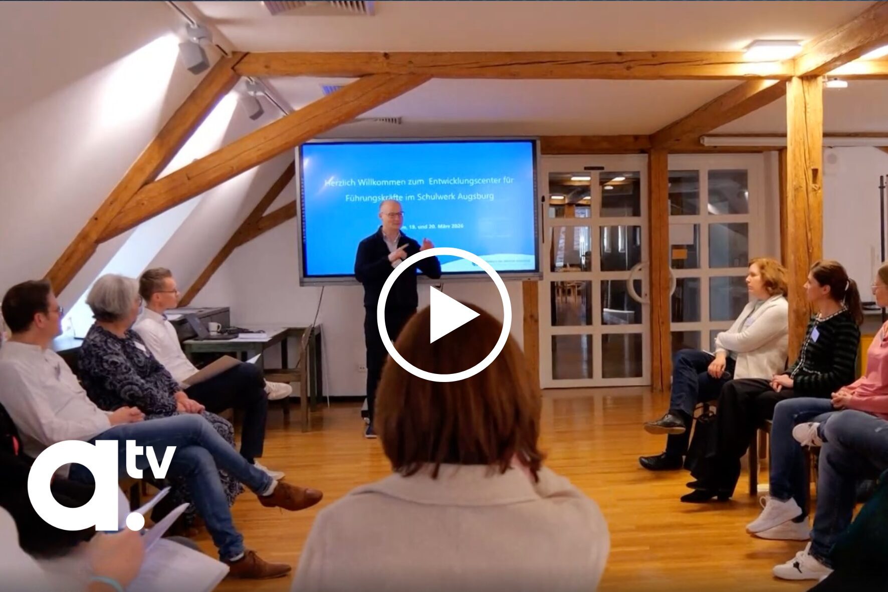 a.tv-Beitrag zum Entwicklungscenter für Führungskräfte, Akademie Wallerstein